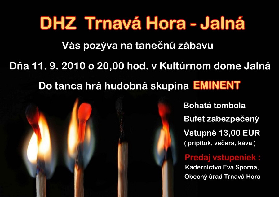 Fotogaléria Hasičský bál 2010 (6) Hasičský bál 2010