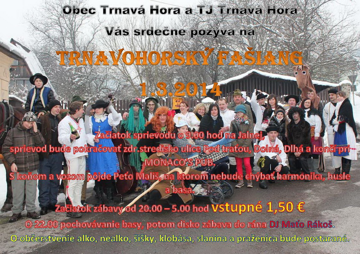 Fotogaléria Trnavohorské fašiangy 2014 (10) Trnavohorské fašiangy 2014